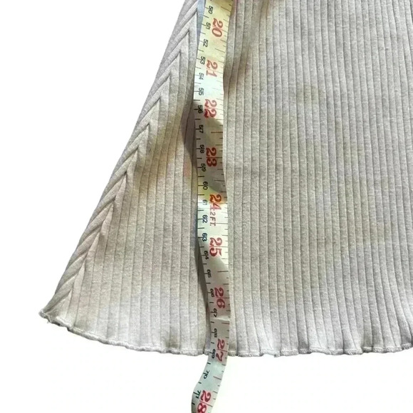 Aerie Light Purple Ribbed Flare Leg Pants, Large - Picture 5 of 5